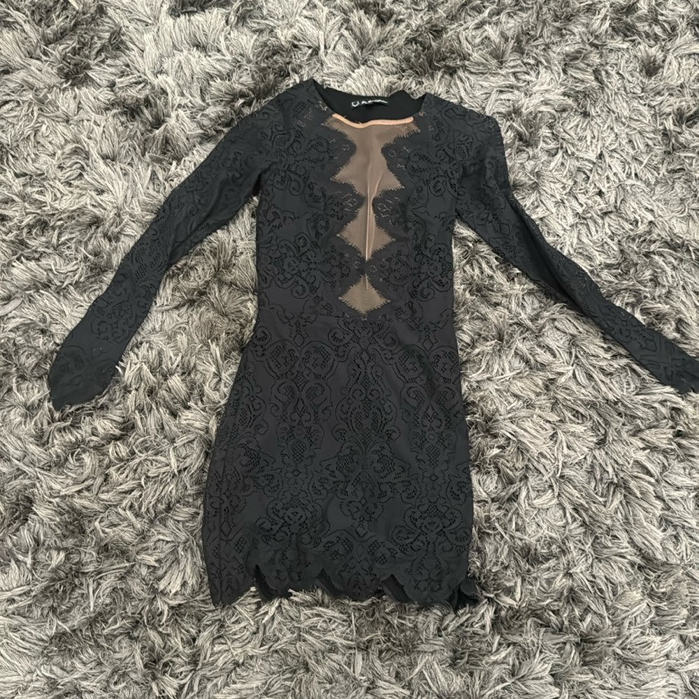 Black lace for love and lemon dress